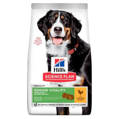 HILL'S -   CHIEN SCIENCE PLAN 6+ SENIOR VITALITY LARGE