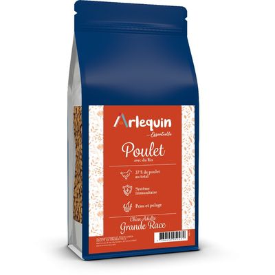 Arlequin - CROQUETTE CHIEN GRANDE RACE    POULET