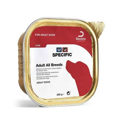 SPECIFIC - Terrine chien CXW ADULT BREEDS (boite 6x300g) SPECIFIC - Terrine chien CXW ADULT BREEDS (boite 6x300g)