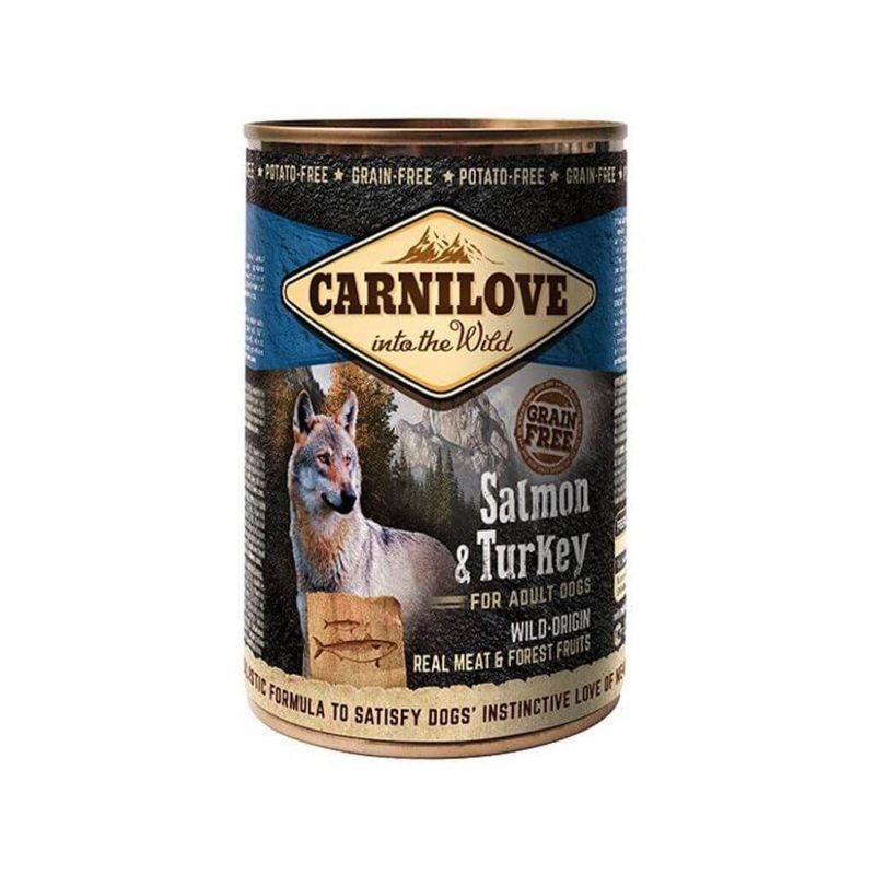 CARNILOVE - Pâtée chien Adulte Saumon et Dinde - Carnilove