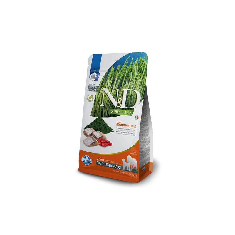 Farmina -   chien - N&D Spiruline Hareng Medium/Maxi - Farmina