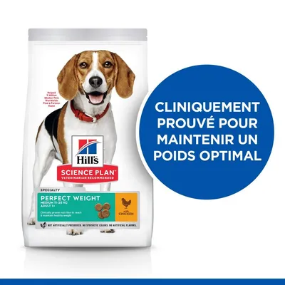 HILL'S - CHIEN SCIENCE PLAN ADULT PERFECT WEIGHT MEDIUM HILL'S - CHIEN SCIENCE PLAN ADULT PERFECT WEIGHT MEDIUM