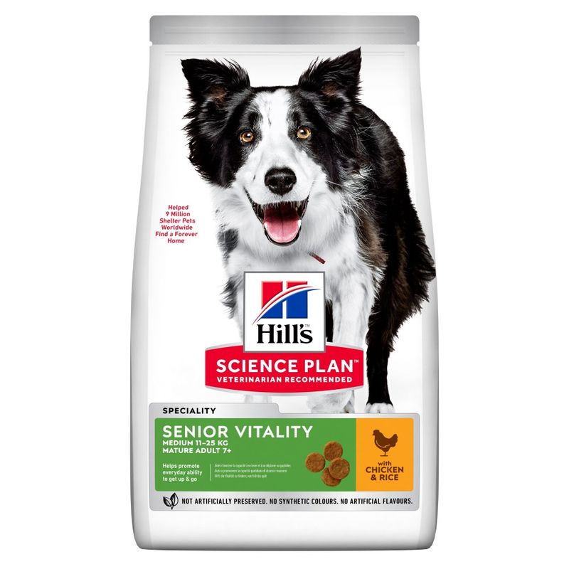 HILL'S -   CHIEN SCIENCE PLAN ADULT 7+ SENIOR VITALITY MEDIUM