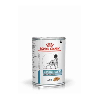 ROYAL CANIN - Patée chien VET DOG SENSITIVITY CANARD (boite 12x410g)