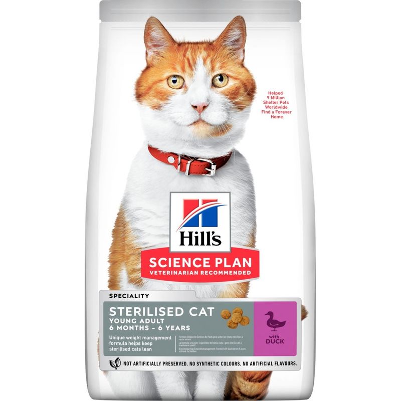 HILL'S -   CHAT SCIENCE PLAN STERILISED YOUNG ADULT CANARD
