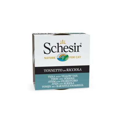 SCHESIR - Pâtée en gelée thon/seriole chat (boite 85g)- SCHESIR