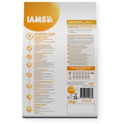 IAMS -   chat boule de poils - IAMS for Vitality