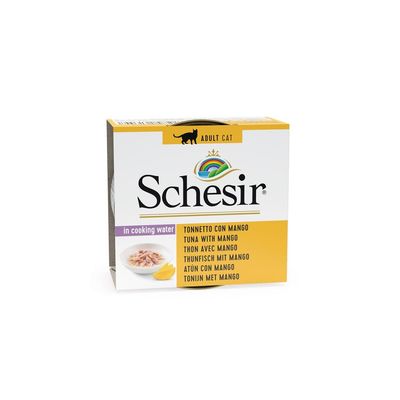SCHESIR - Pâtées morceaux thon/mangue chat (boite 75g) - SCHESIR