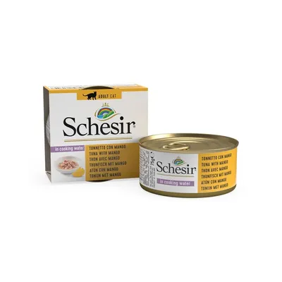 SCHESIR - Pâtées morceaux thon/mangue chat (boite 75g) - SCHESIR SCHESIR - Pâtées morceaux thon/mangue chat (boite 75g) - SCHESIR
