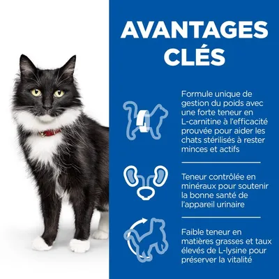 HILL'S - CHAT SCIENCE PLAN STERILISED MATURE ADULT POULET HILL'S - CHAT SCIENCE PLAN STERILISED MATURE ADULT POULET