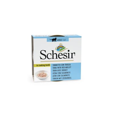 SCHESIR - Bouillon thon/rouget chat (boite 70g) - SCHESIR