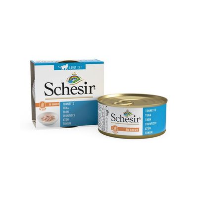 SCHESIR - Pâtée en sauce thon chat (boite 70g) - SCHESIR
