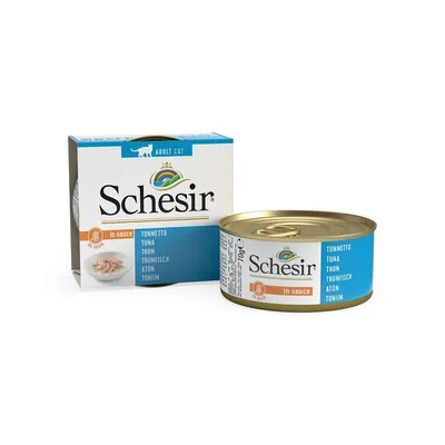 SCHESIR - Pâtée en sauce thon chat (boite 70g) - SCHESIR SCHESIR - Pâtée en sauce thon chat (boite 70g) - SCHESIR