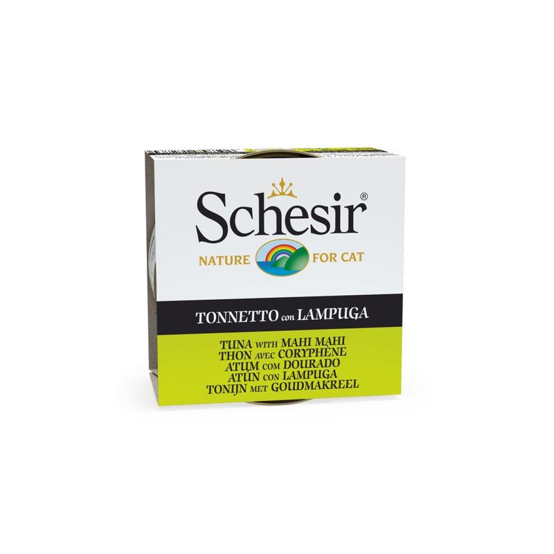 SCHESIR - Pâtée en gelée thon/coryphène chat (boite 85g) - SCHESIR
