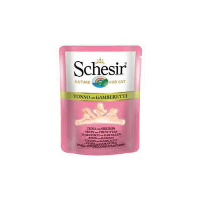SCHESIR - Bouillon thon/crevettes chat (sachet 70g) - SCHESIR SCHESIR - Bouillon thon/crevettes chat (sachet 70g) - SCHESIR