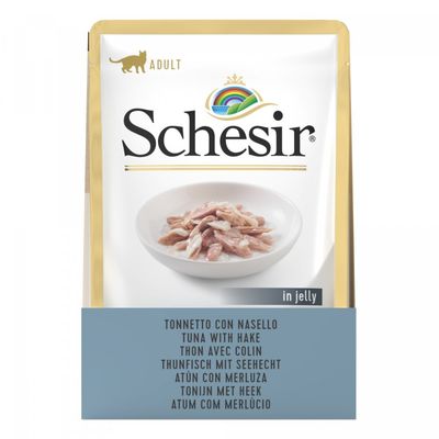 SCHESIR - Pâtée en gelée poulet/colin chat (sachet 85g) - SCHESIR