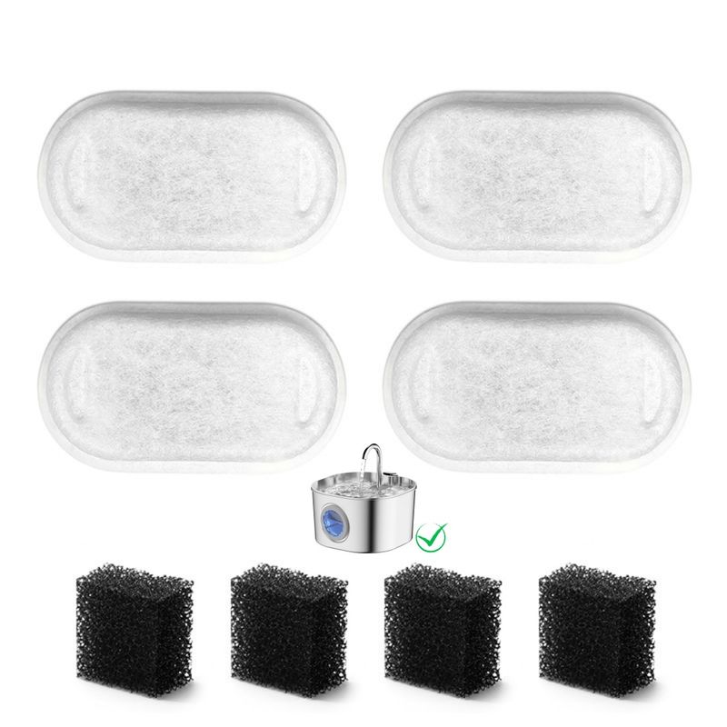 Nachfüllpackung für Katzen-/Hundebrunnenfilter – 4er-Pack