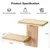 Pawffee Étagères Murales pour Chat, 2 Plateformes,
