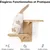 Pawffee Étagères Murales pour Chat, 2 Plateformes,