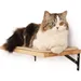 Pawffee Étagère Murale Flottante avec Tapis Griffoir pour Chat