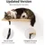Pawffee Étagère Murale Flottante avec Tapis Griffoir pour Chat