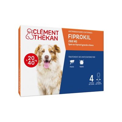 Clement Thékan - FIPROKIL CHIEN 20 - 40 KG - CLEMENT THEKAN