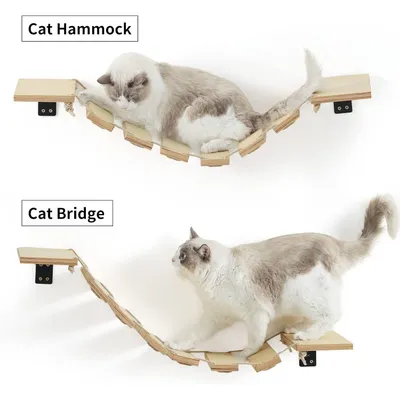 Pawffee Étagère Murale pour Chat, Pont, Perche, Arbre à Chat, Pawffee Étagère Murale pour Chat, Pont, Perche, Arbre à Chat,