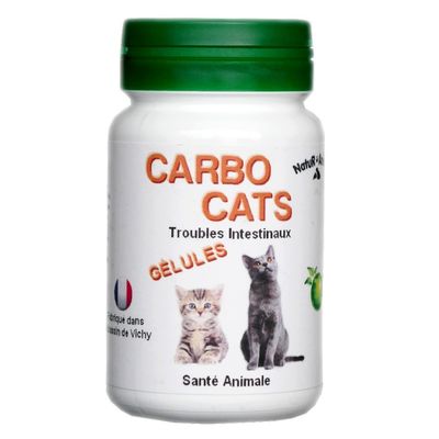 GREENWORLD - CARBO CATS TROUBLES INTESTINAUX - NATUR'ANIMAL