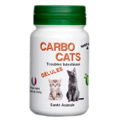 GREENWORLD - CARBO CATS TROUBLES INTESTINAUX - NATUR'ANIMAL GREENWORLD - CARBO CATS TROUBLES INTESTINAUX - NATUR'ANIMAL
