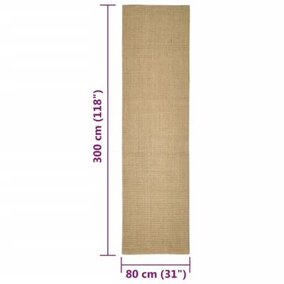 vidaXL tapis en sisal