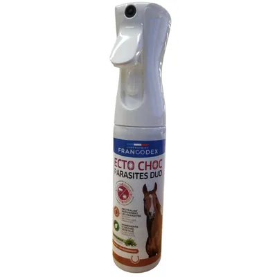 Brumisateur Ecto Choc Parasites Duo pour chevaux - 290 ml - Francodex