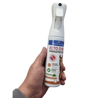 Brumisateur Ecto Choc Parasites Duo pour chevaux - 290 ml - Francodex