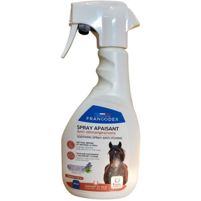 Spray Apaisant pour chevaux - Flacon de 500 ml - Francodex