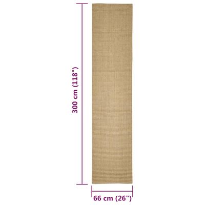 vidaXL tapis en sisal