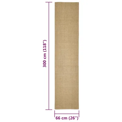 vidaXL tapis en sisal