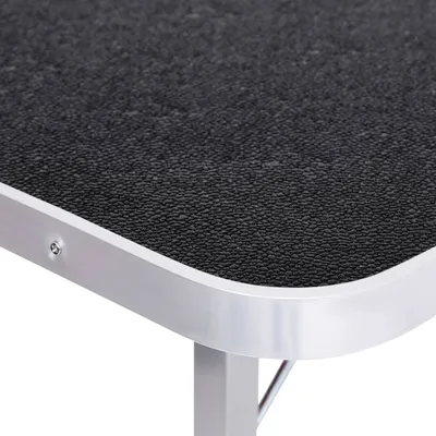 vidaXL - Table de toilettage - Acier réglable avec panier