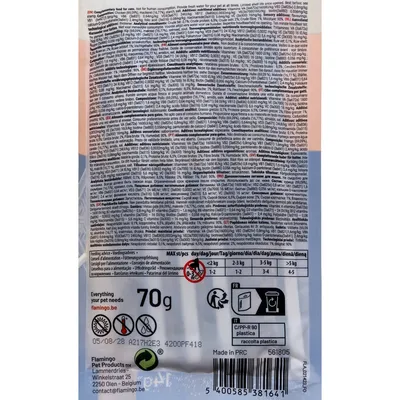 Friandise Deli Yumm Pâté Anti-stress au Poulet et Poisson 5 x 14 g (70 g) p