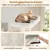Giantex Katzenmöbel Mit Katzenklo-Schrank, Hängematten Und Futterplätzen Giantex Katzenmöbel Mit Katzenklo-Schrank, Hängematten Und Futterplätzen