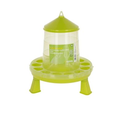 Kerbl Nourrisseur automatique sur pieds 2,4 L plein air