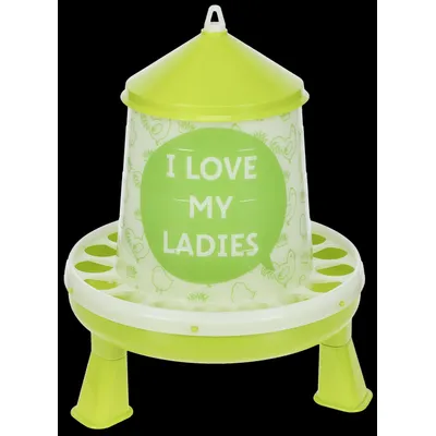 Kerbl Hobbyfarming nourrisseur auto 4,8 l/4 kg avec pieds vert Kerbl Hobbyfarming nourrisseur auto 4,8 l/4 kg avec pieds vert