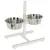 Kerbl Bar aliments avec 2x gamelles 1800ml, blanche, chien Kerbl Bar aliments avec 2x gamelles 1800ml, blanche, chien