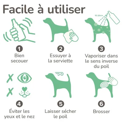 BEAPHAR - Spray Chien Mouillé - Anti-Odeur Beaphar