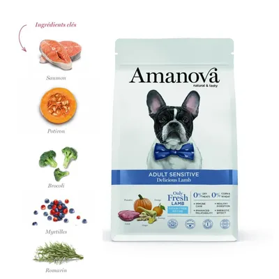 Amanova -   Chien Sans Céréales Agneau Sensible Amanova