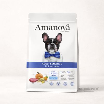 Amanova -   Chien Sans Céréales Agneau Sensible Amanova