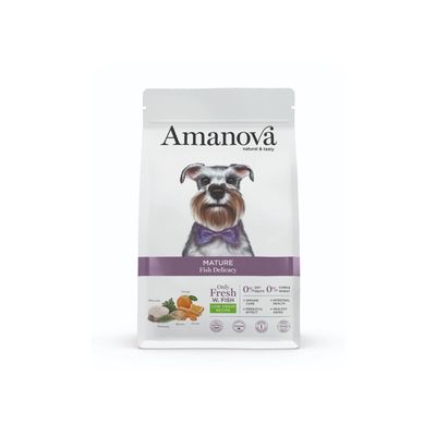 Amanova -   chien senior Mini  Amanova poisson blanc low grain