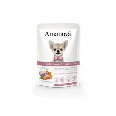 Amanova - Pâtée chien sans céréales au dinde  Amanova