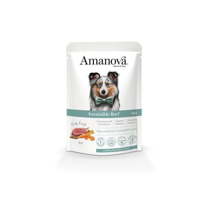 Amanova - Pâtée chien sans céréales au bœuf Amanova