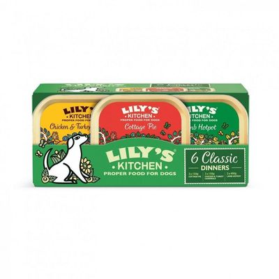 LILY'S KITCHEN - Pâtée Chien Multipack sans céréales 6x150g