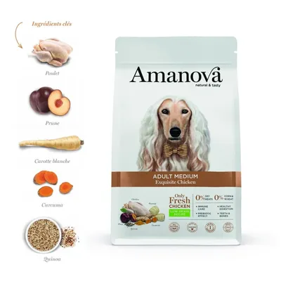 AMANOVA - chien medium poulet Amanova AMANOVA - chien medium poulet Amanova