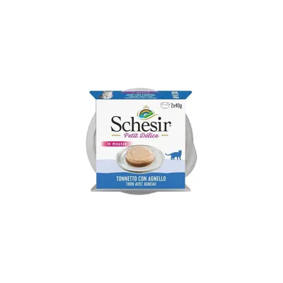 SCHESIR - Paté en Mousse Petit Délice, Thon et Agneau Chat - SCHESIR SCHESIR - Paté en Mousse Petit Délice, Thon et Agneau Chat - SCHESIR